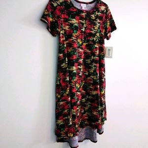 Carly LuLaRoe Aztec Print Hi-Lo Tunic Dress Sz; XS